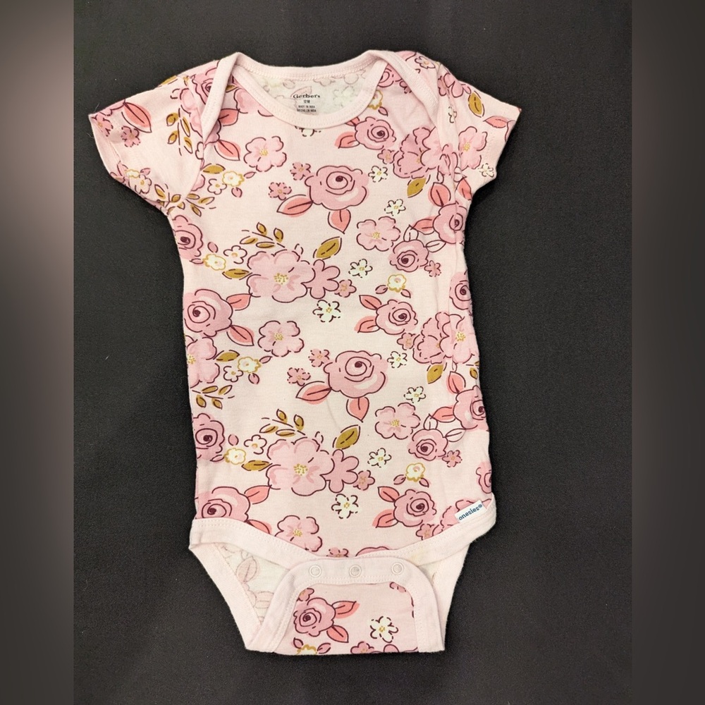 Onesies® By Gerber Floral Bodysuit (12M)